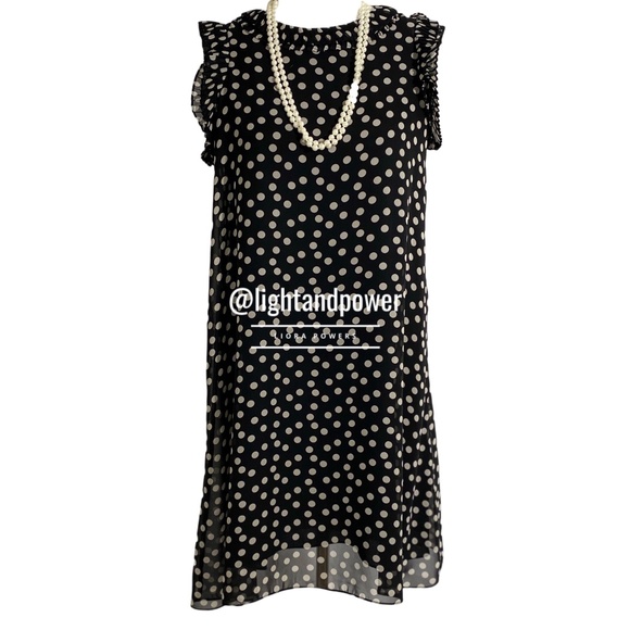 Max Studio Dresses & Skirts - Max Studio Black Polk Dot Dress XS EUC